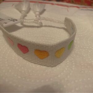 Anthropologie Multicolor Heart Bracelet